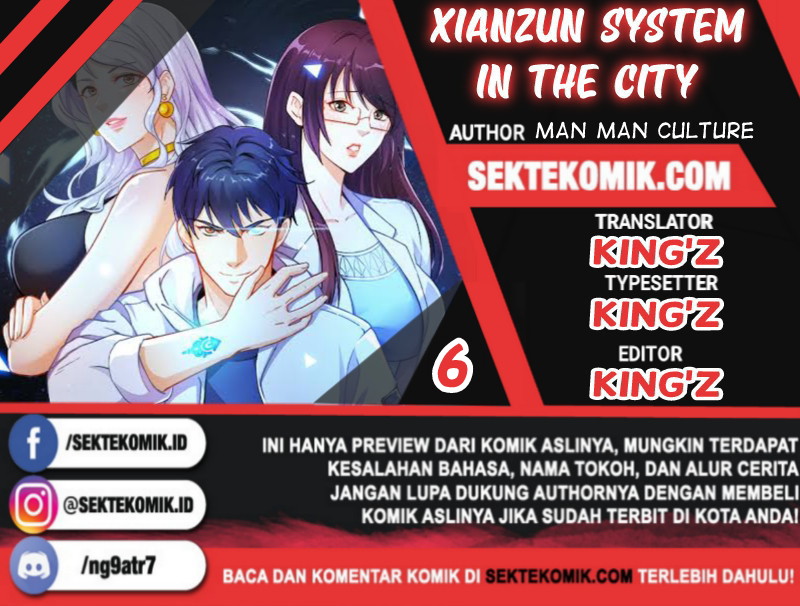 Xianzun System In The City — Chapter 6, halaman 1